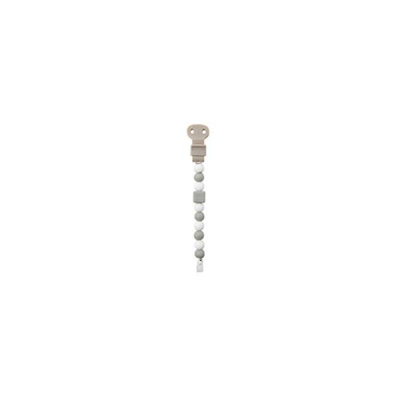 Attache Sucette Silicone Gris-blanc — vue 2 sur 2