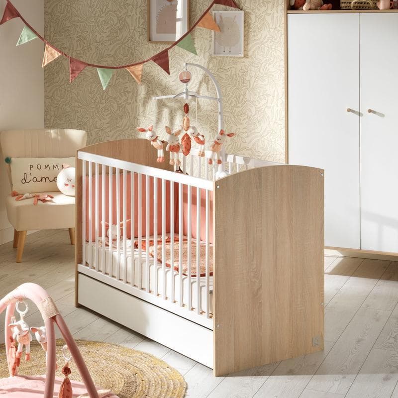 Tiroir Lit 120x60 Blanc Access Bois Blanc, access blanc bois meuble — vue 1 sur 2