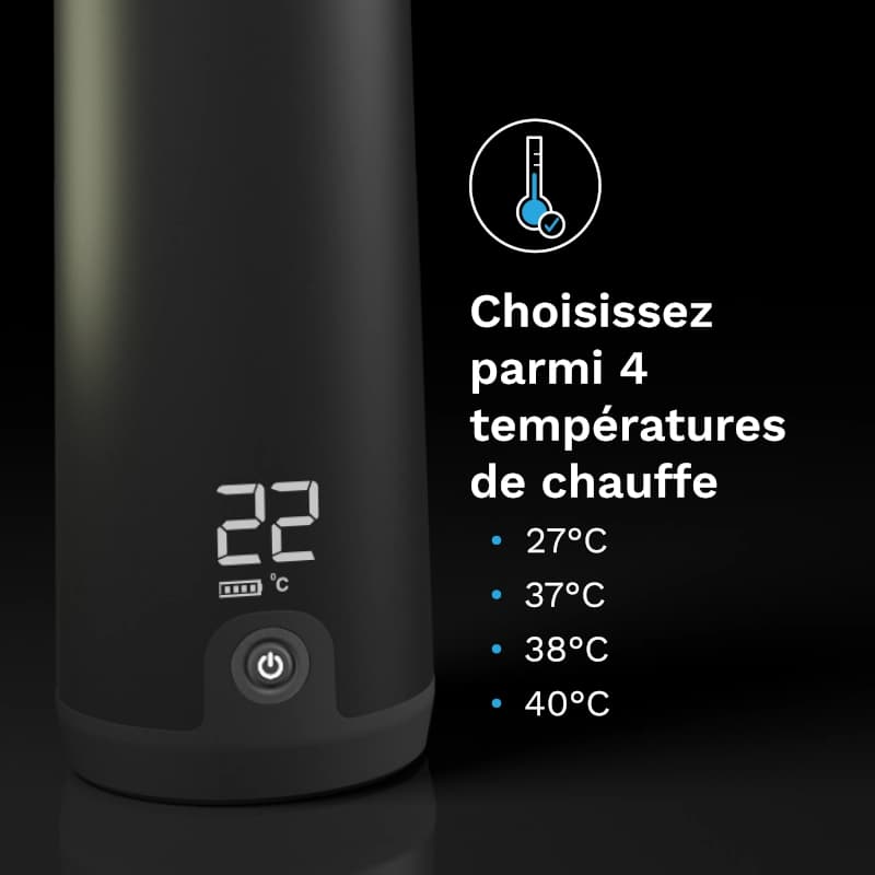 Chauffe Biberon Super Fast Portable Warmer, noir baby brezza 25/06 — vue 3 sur 5