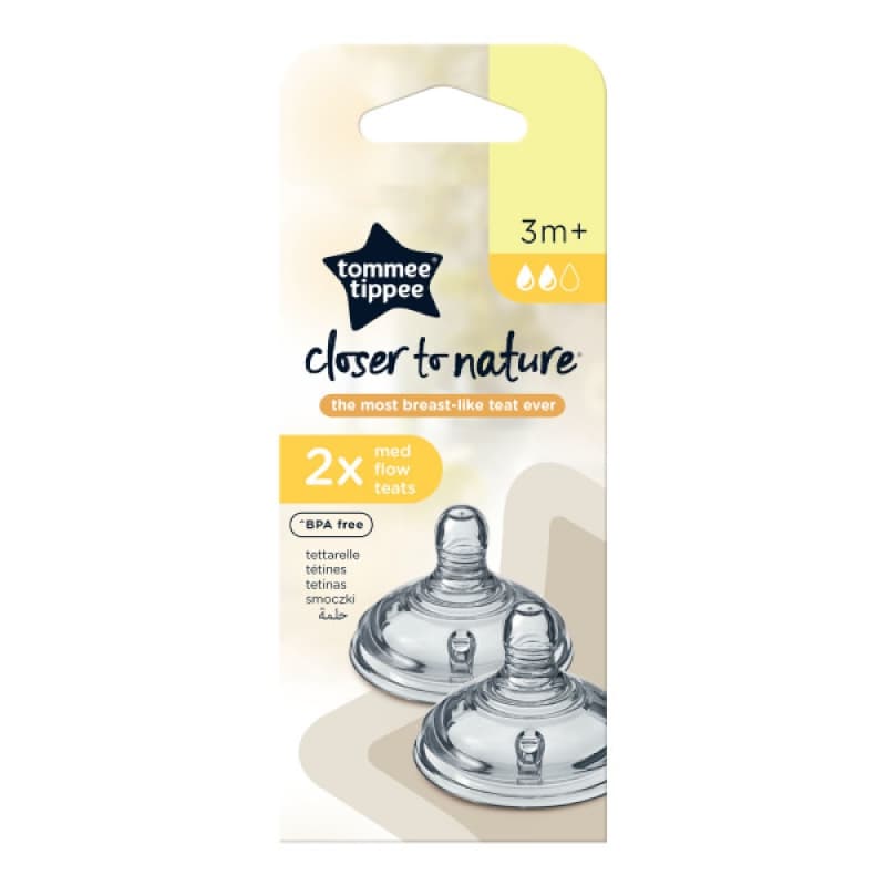 Tetine Ctn Debit Moyen X2, tommee tippee — vue 3 sur 3