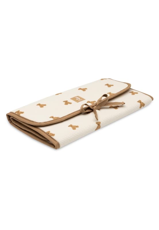 Tapis a Langer Nomade Waffle, multicolore teddy bear jollein — vue 4 sur 5