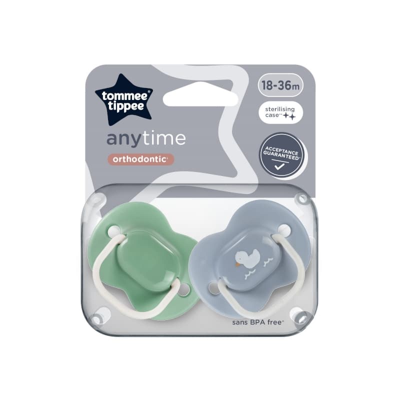 Sucette Ctn Classique 18-36m Mixte X2, tommee tippee multicolore — vue 3 sur 4