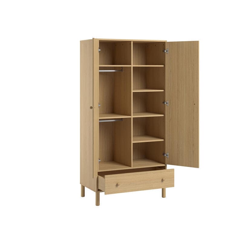 Armoire Tela Bois, tela 90x50x185 — vue 3 sur 3