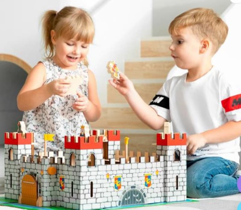 Jeu de Castel en Bois — vue 1 sur 2