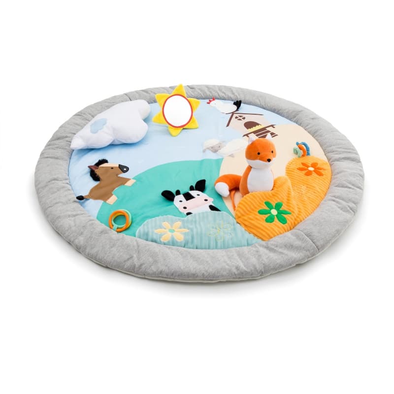 Tapis d'Eveil Ferme, baby to love multicolore 100x baby to love multicolore 100x100 — vue 2 sur 3