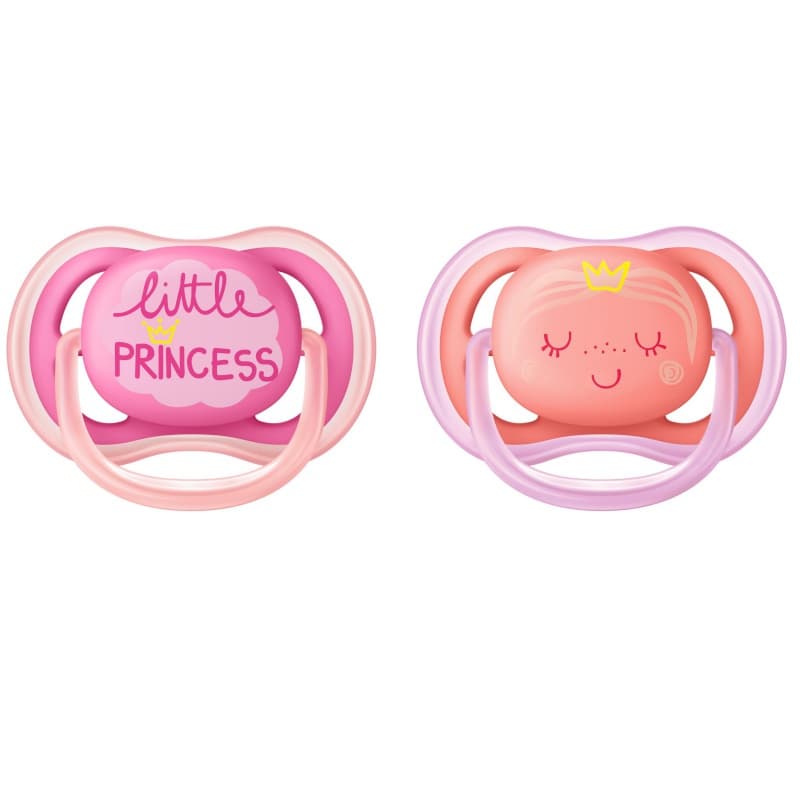 2 - Sucettes Ultra Aerees Tendance - 6/18 Mois - Rose/orange — vue 3 sur 4