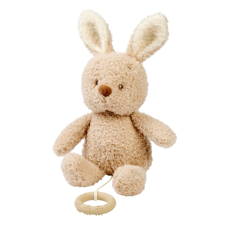 Peluche Musicale, lapin teddy bouclette nattou 25/07 — vue 4 sur 4
