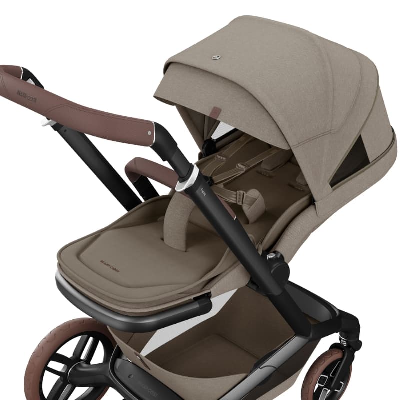 Fame Twillic (dark Frame + Brown Wheels + Brown Leather), truffle maxi cosi 24/09 — vue 5 sur 5