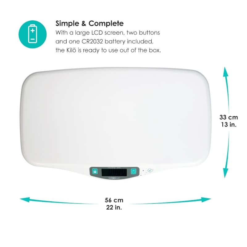 Kilo Balance Numerique pour Bebe, bblüv white — vue 2 sur 5