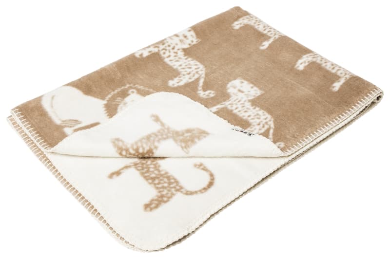 Couverture 75x100cm, panda - lion & leopard little band multicolore 75x100cm 2022 — vue 2 sur 3