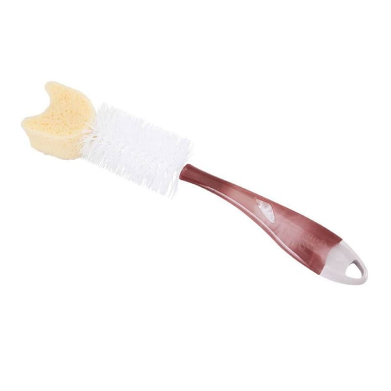 Goupillon 2en1 Embout Eponge, nuk bleu-gris + 0 mois per — vue 1 sur 2