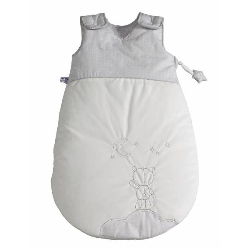 Gigoteuse Ouatinee Celeste, celeste sauthon babydeco blanc/gris 04 mois per