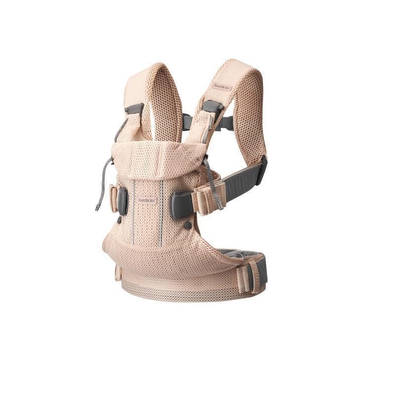 Porte-bebe One Air, rose nacre mesh 3d — vue 3 sur 3