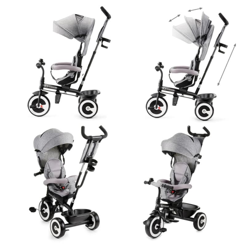 Tricycle Aston Gris — vue 2 sur 2