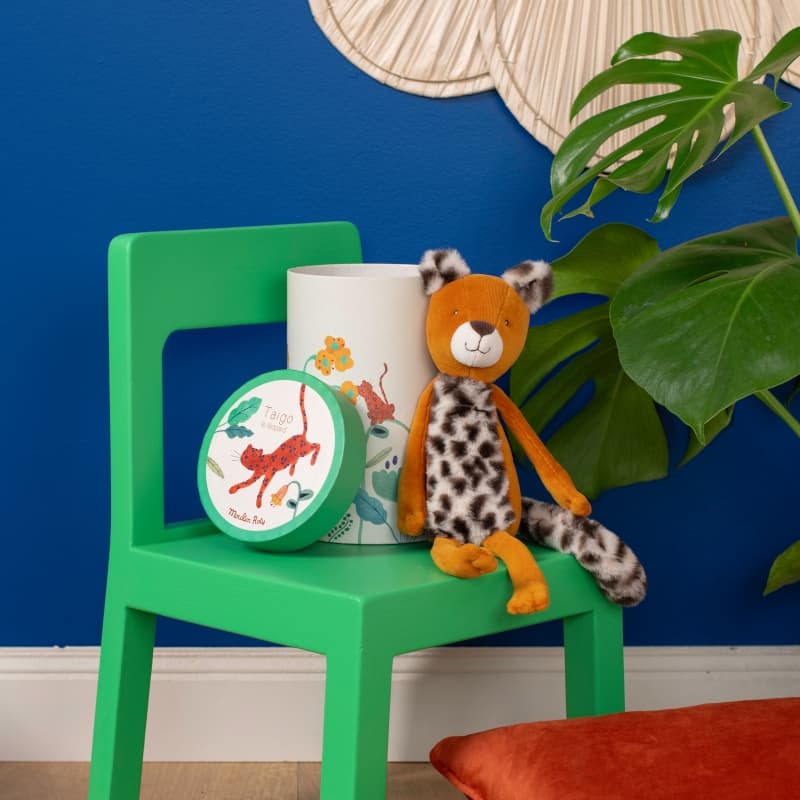 Poupee Leopard Taigo, caramel la foret mawa moulin roty 26/01 — vue 1 sur 7