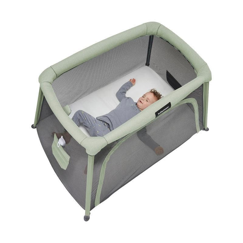 Lit Parapluie Moov&comfy, 3 en 1:berceau/lit/aire de jeux babymoov — vue 4 sur 12