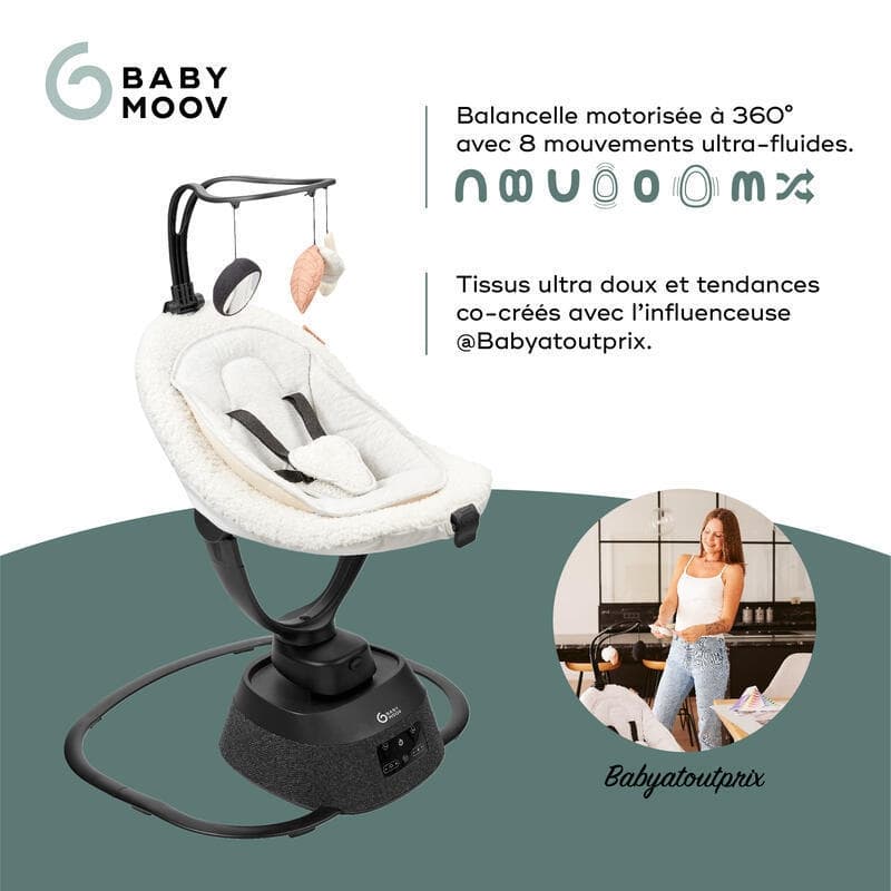 Swoon Evolution Curl White, confort babymoov — vue 5 sur 5