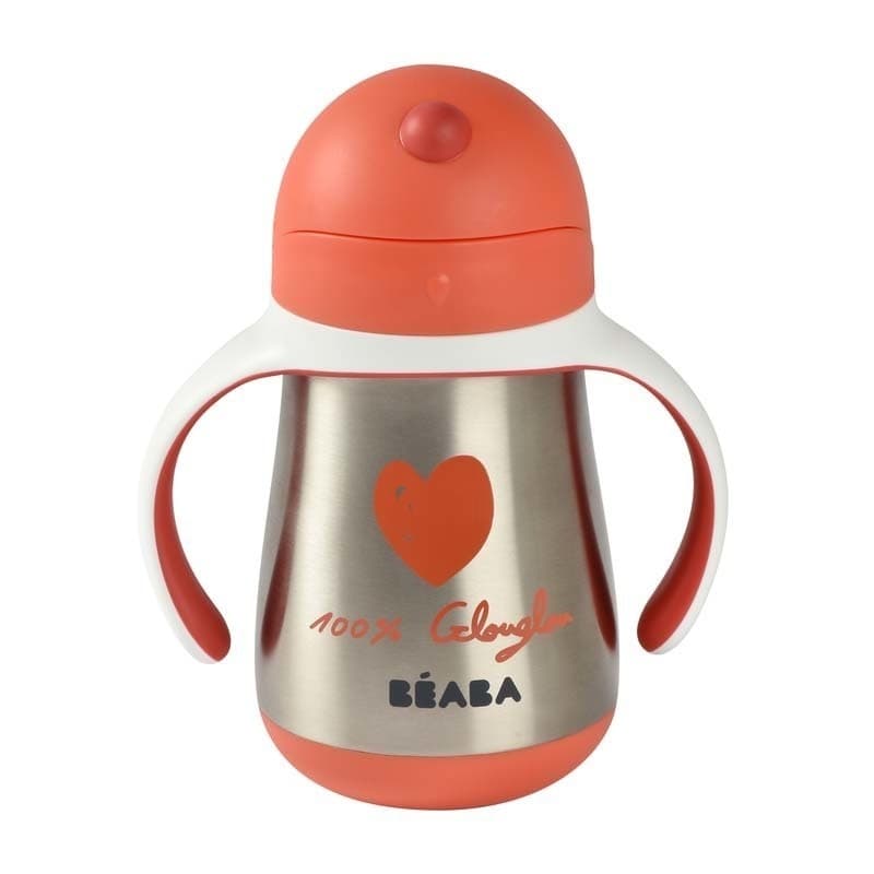 Tasse Paille Inox - Mathilde Cabanas, mathilde cabanas blanc / rouge a-h-2021 — vue 2 sur 5
