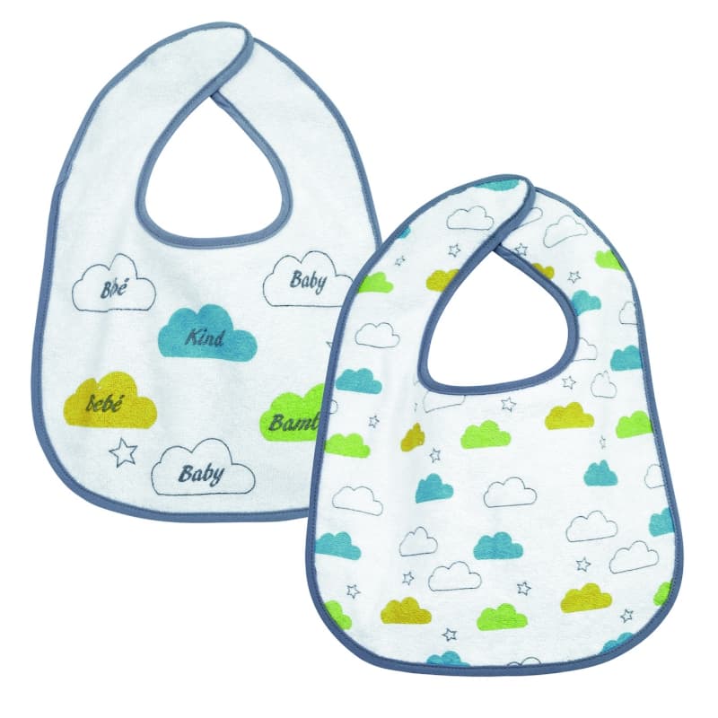 Bavoirs Lot de 2 Bebe, trois kilos sept