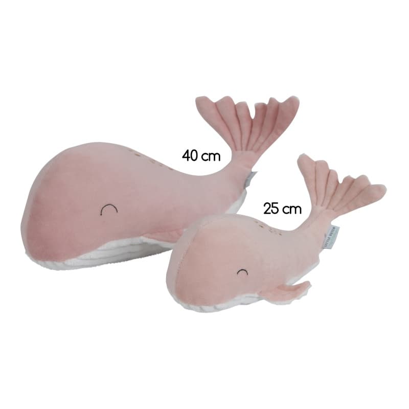 Peluche Petite Baleine Ocean Pink, little dutch pink 14 x 13 x 2 little dutch pink 14 x 13 x 22 cm — vue 2 sur 2