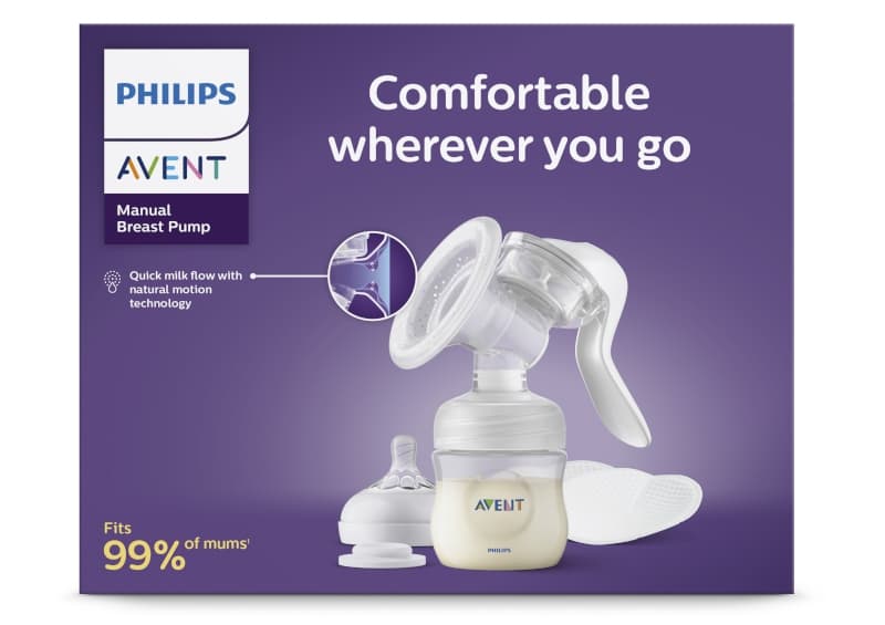 Scf430/10 Tire-lait Manuel Natural, philips avent 9 x 19,7 x 15,7 — vue 5 sur 6
