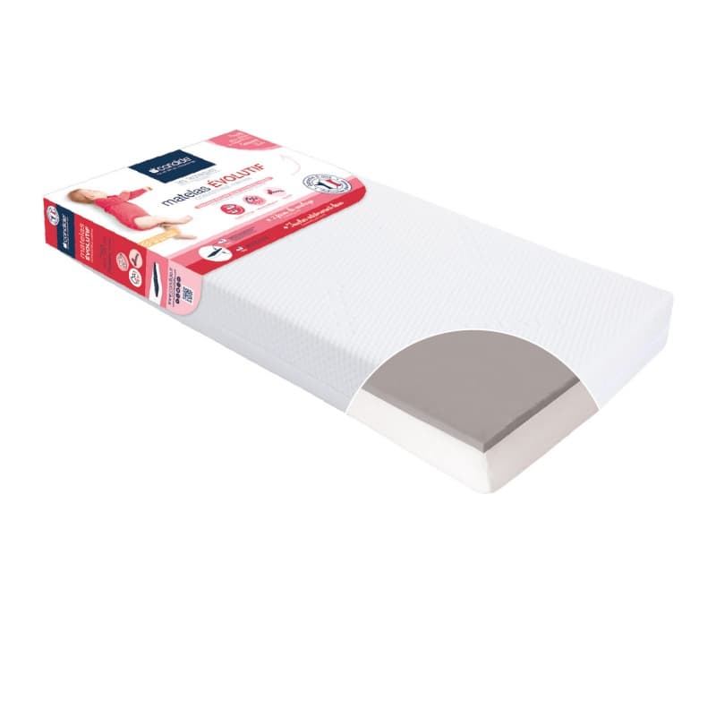 Matelas Evolutif Dehoussable 70x140x12 Cm, candide — vue 5 sur 5