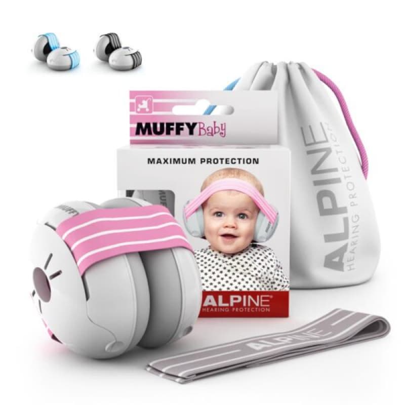 Casque Antibruit Bebe Muffy Baby Rose, protections auditives - casque anti bruit alpine 10,5cm x 8,5cm x 10,5cm