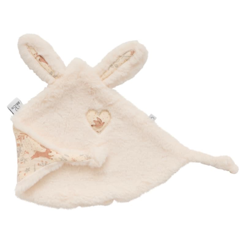 Doudou Lapin Coeur, ivoire jardin enchante bb&co — vue 1 sur 4