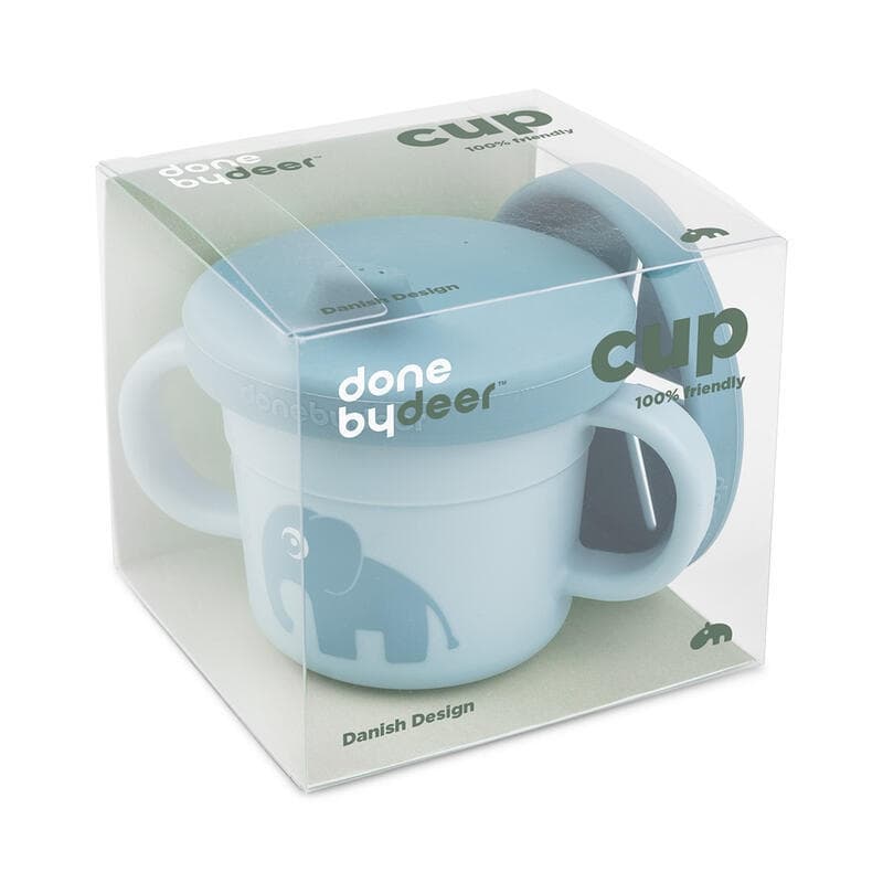 Foodie Tasse Apprentissage&snack Elphee, bleu done by deer news aw 2023 — vue 4 sur 5