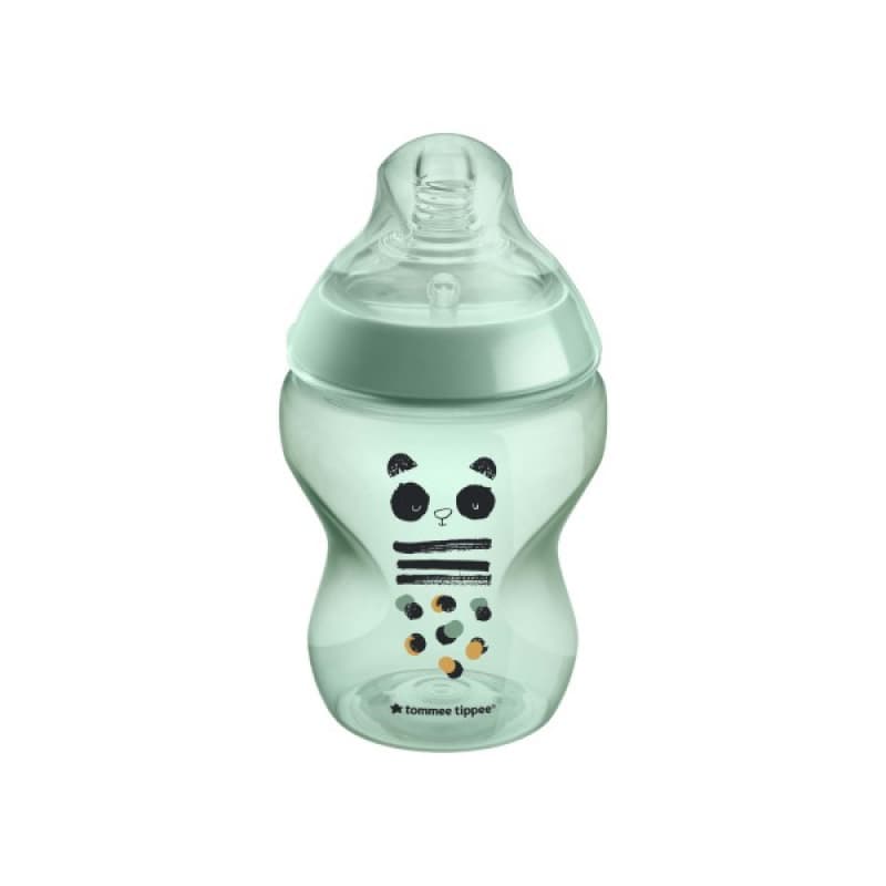 Biberon Ctn 260ml Deco Garcon, ollie la chouette tommee tippee multicolore — vue 1 sur 3