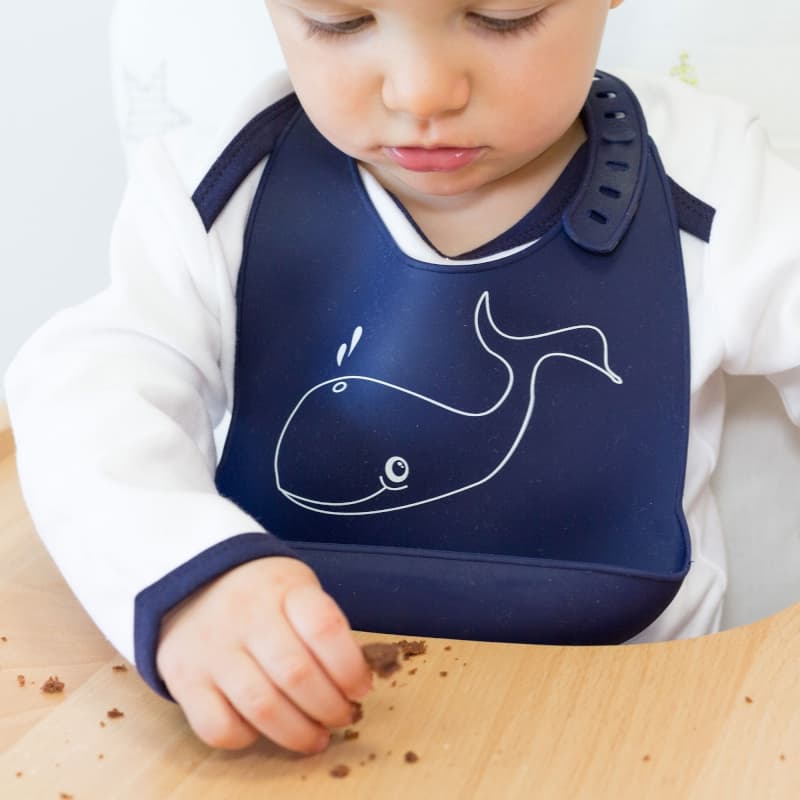Bavoirs Silicone Baleine+nuage, trois kilos sept — vue 1 sur 2