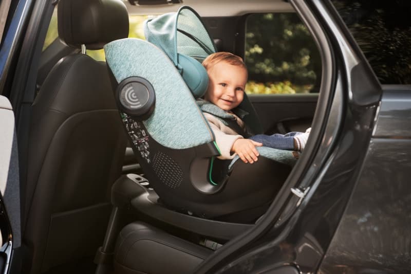 Bi-seat I-size Air Base, teal blue air 24-03 — vue 3 sur 4