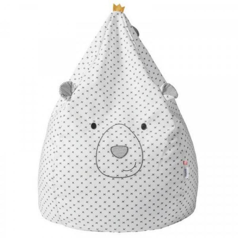 Sam Pouf, timeless blanc per