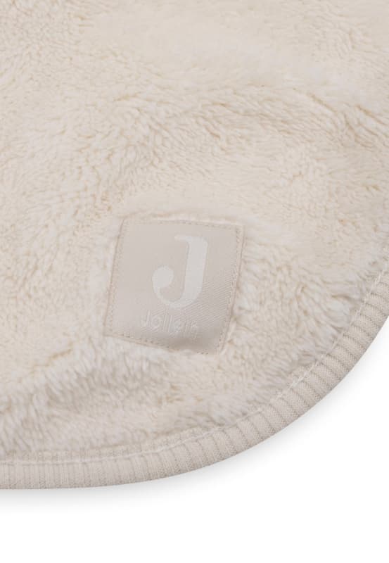Couverture Berceau Sherpa, oatmeal 75x100cm basics jollein — vue 3 sur 5