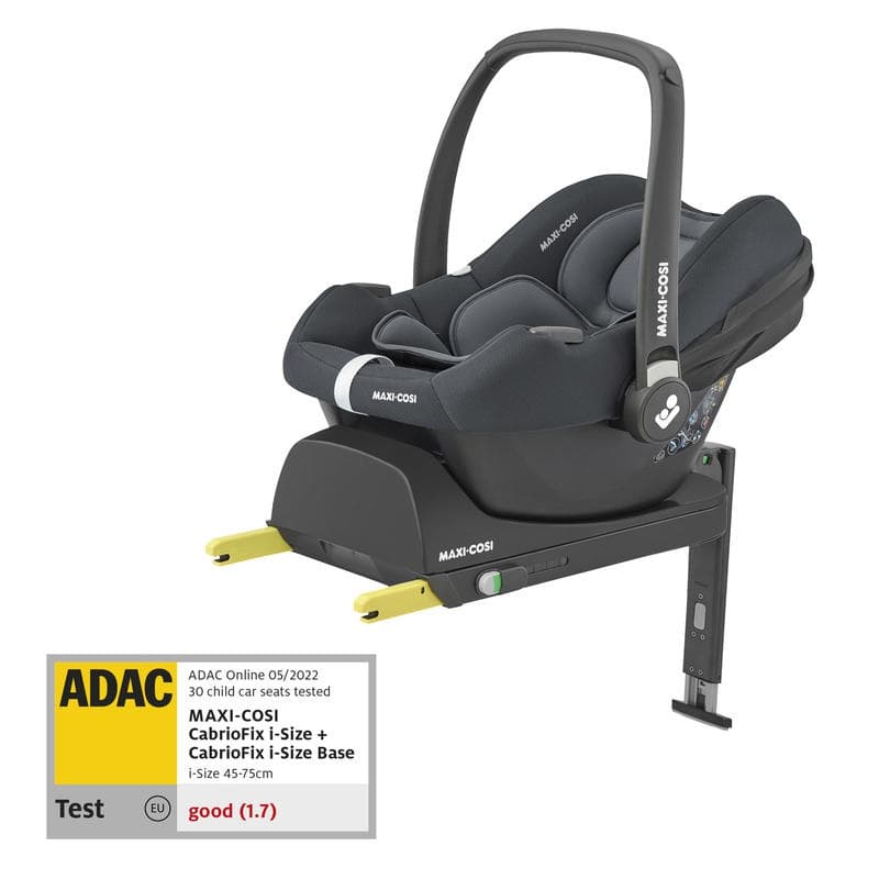 Mc Cabriofix I-size Essengraph, maxi-cosi essential graphite — vue 3 sur 3