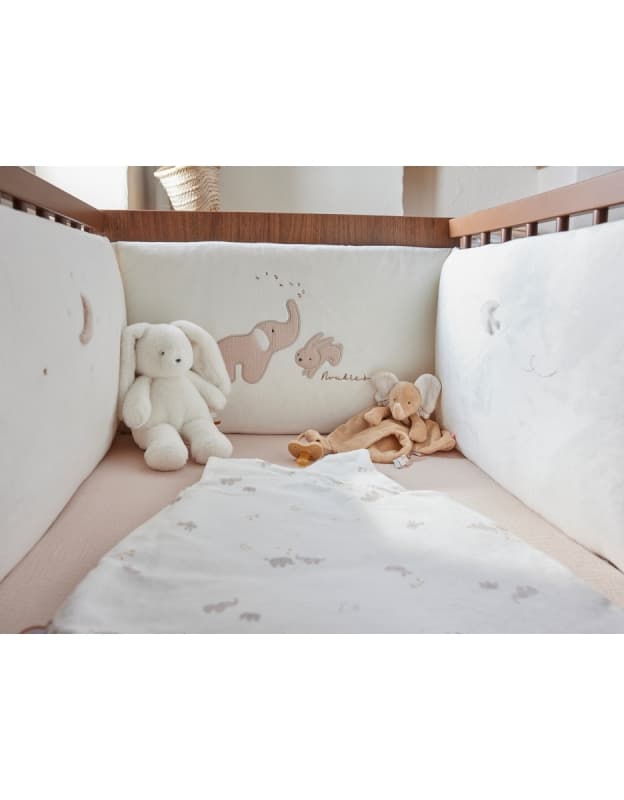 B&m Tour de Lit - Veloudoux, ecru bali, moka & snow noukies permanent — vue 2 sur 5
