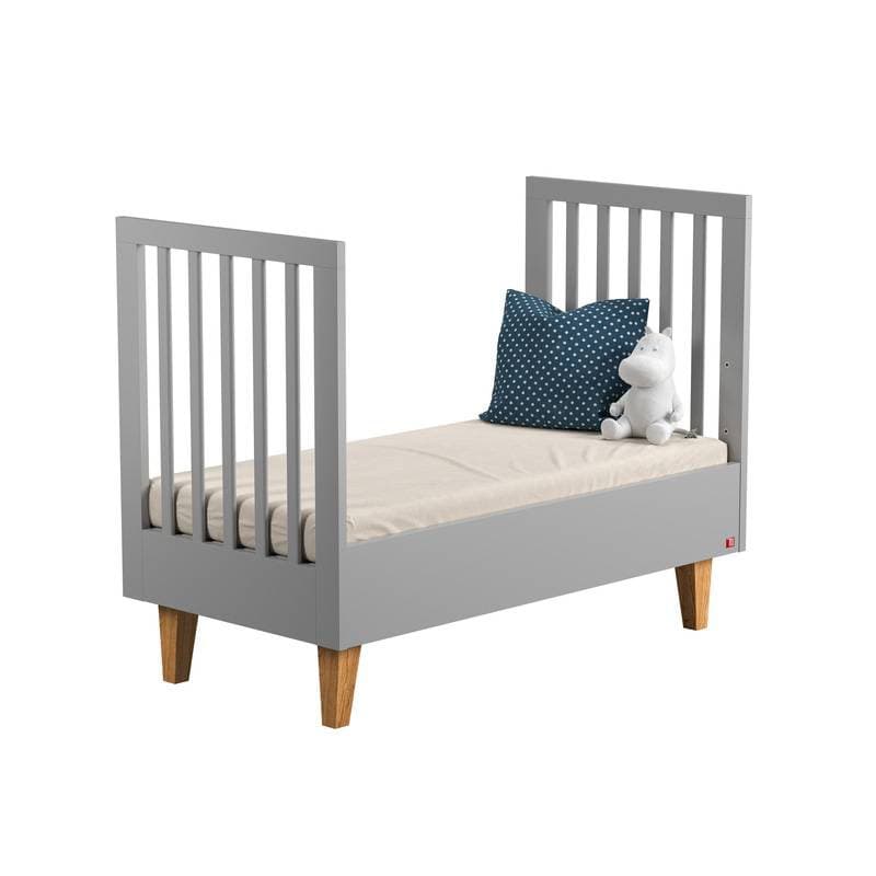 Lit Bebe Evolutif 70x140 Lounge Gris, 144,5x75x97 gris clair/bois — vue 2 sur 4