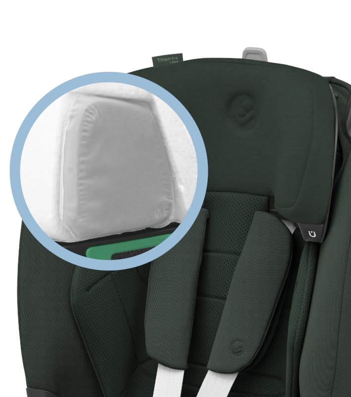 Mc Titan Pro2 I-size Authentic Green, maxi-cosi — vue 3 sur 7