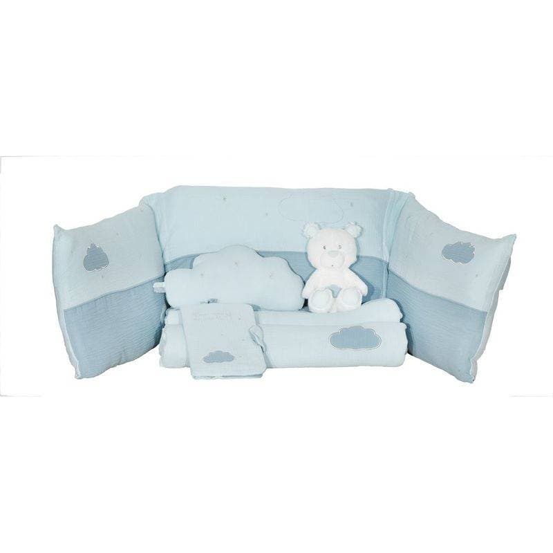 Doudou Mint Lily Mint, lily mint sauthon baby deco blanc - mint - vert li — vue 1 sur 3
