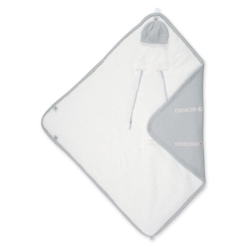 Nid d'Ange Biside 0-12m Gris Moyen Pady Tetra Jersey + Teddy, bemini gris moyen grizou — vue 2 sur 3
