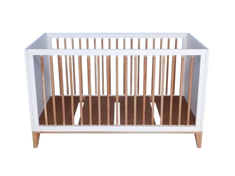 Nami Lit/bed Cannage Rotin 70 X 140 H86 Neige