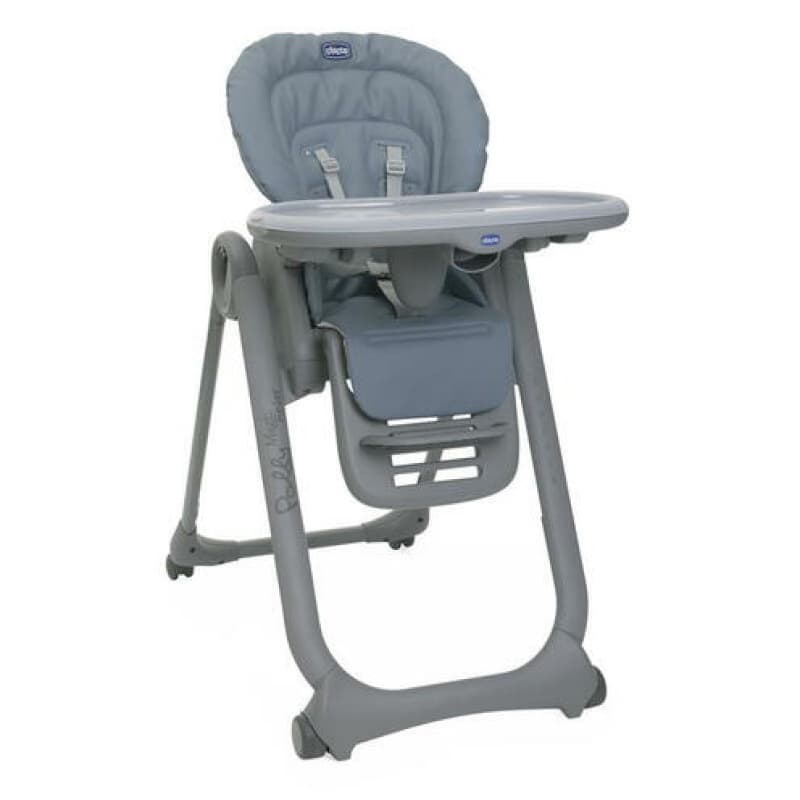 Chaise Haute Polly Magic Relax - 4 Roues Cerulean — vue 2 sur 5