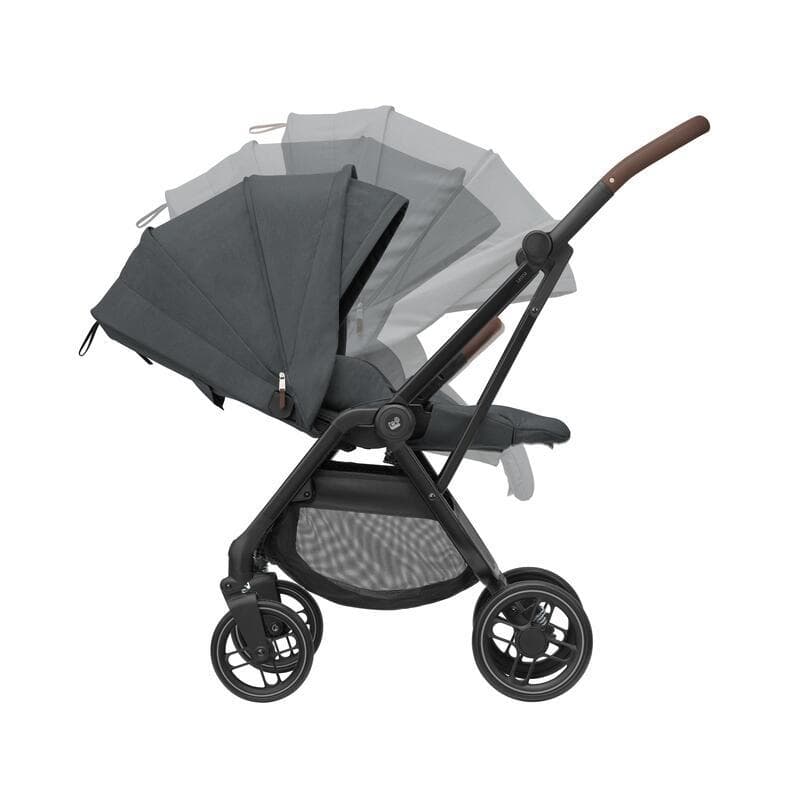 Poussette Leona2, twillic graphite maxi cosi 24/09 — vue 3 sur 4