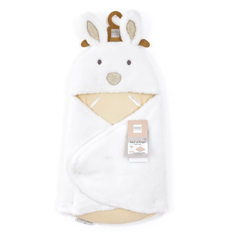Happy Wild Nid d'Ange, beige 69cm doudou sensoriel doudou et compagnie a-24 h-24 — vue 2 sur 2