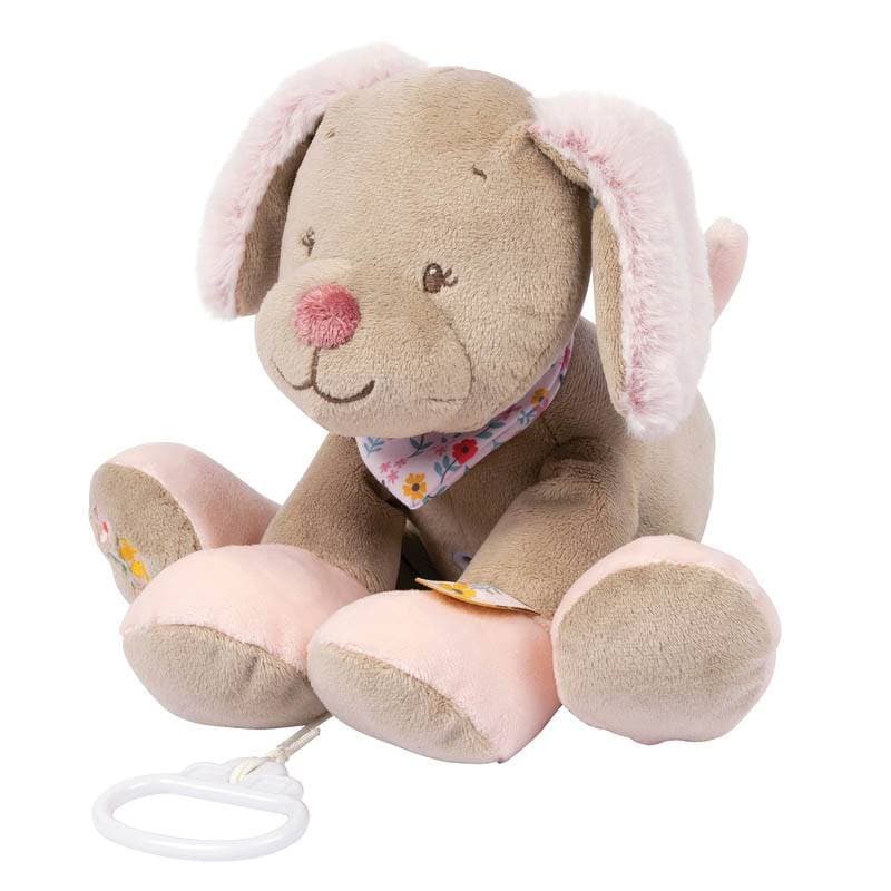 Musical Lali le Chien, iris&lali nattou beige 28cm per