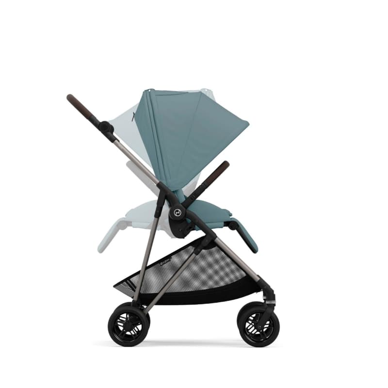 Poussette Melio 4, stormy blue gold cybex 07-24 — vue 5 sur 5