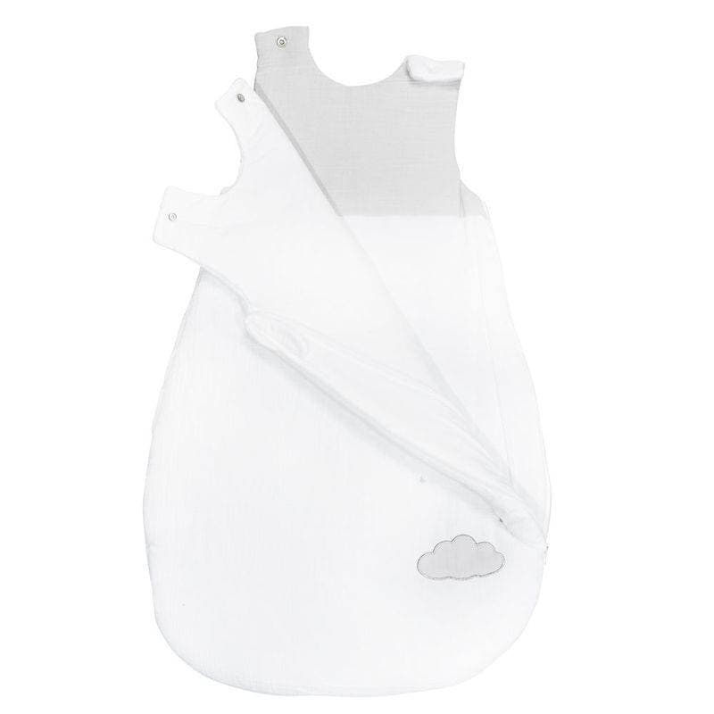 Gigoteuse Ouatinee 0-6 Mois Gris Lily Grey, lily grey sauthon baby deco blanc - gris clair - a — vue 3 sur 3
