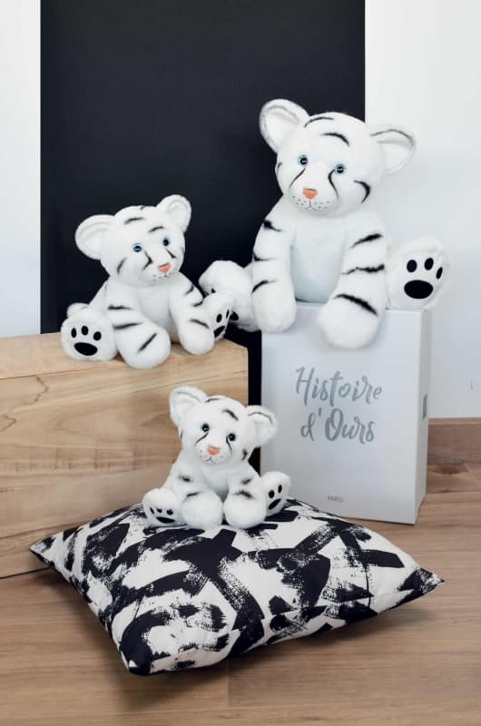 Bebe Tigre Blanc 35cm, terre sauvage ho blanc 35 2021 — vue 2 sur 3