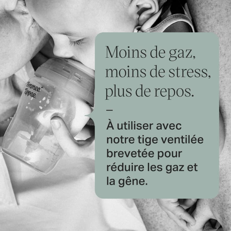 Tetines Aac Debit Lent X2, clear 0m tommee tippee 25/11 — vue 8 sur 8