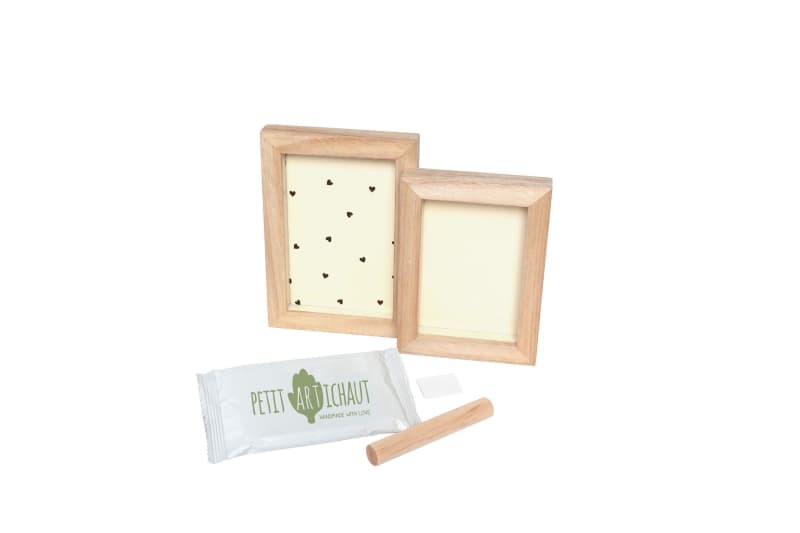 Cadre Duo - Jolis Coeurs, beige bois petit artichaut — vue 3 sur 11